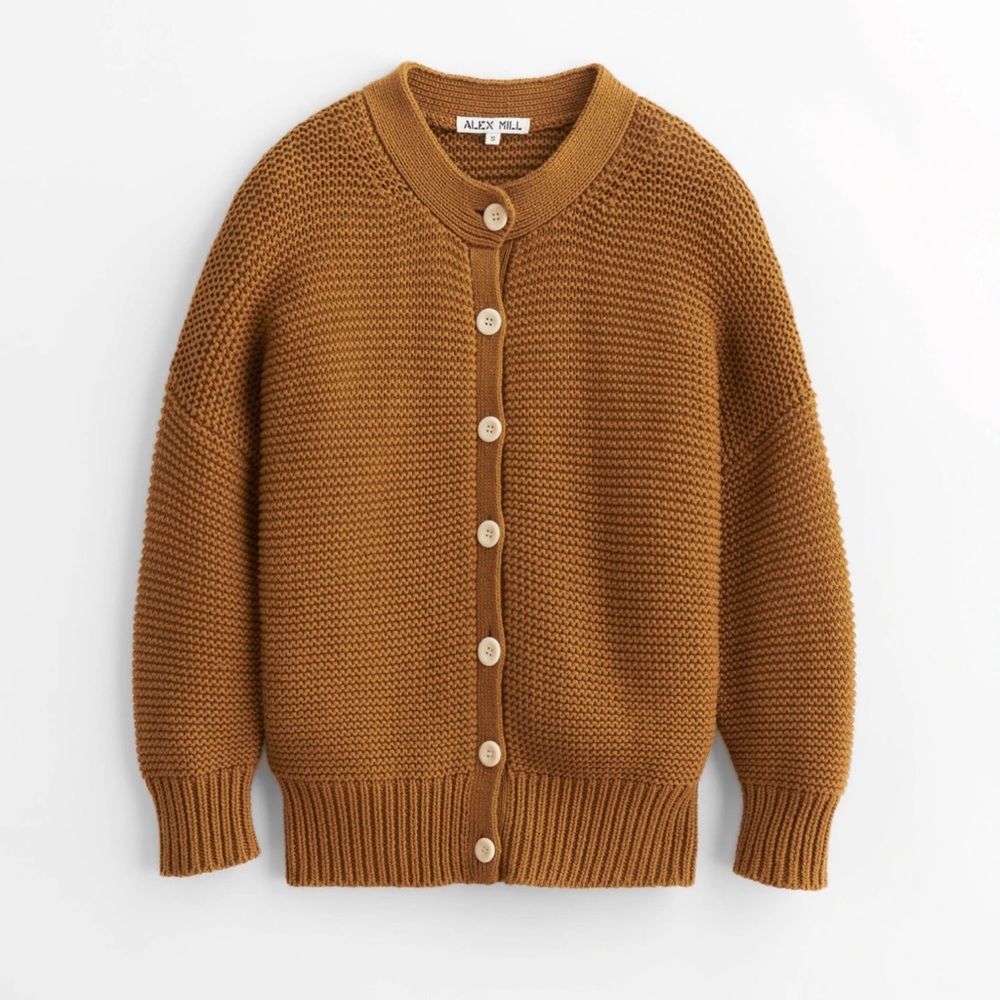 Alex Mill Nico Cardigan Golden Khaki